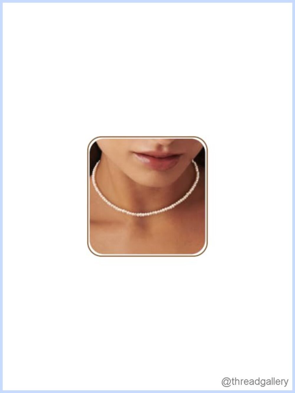 14k Gold Plated Freshwater Baroque Pearl Necklace 16.5in Handmade Choker